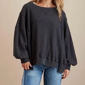 American Eagle Big Hug Waffle Crewneck Sz XL